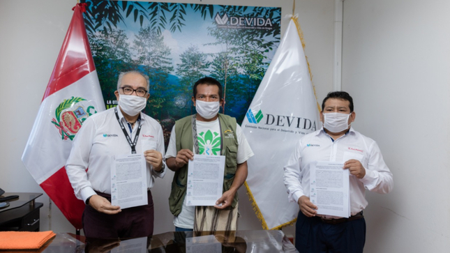 Vraem: Devida y OARA firman convenio para promover desarrollo alternativo en beneficio de 671 familias asháninkas y machiguengas